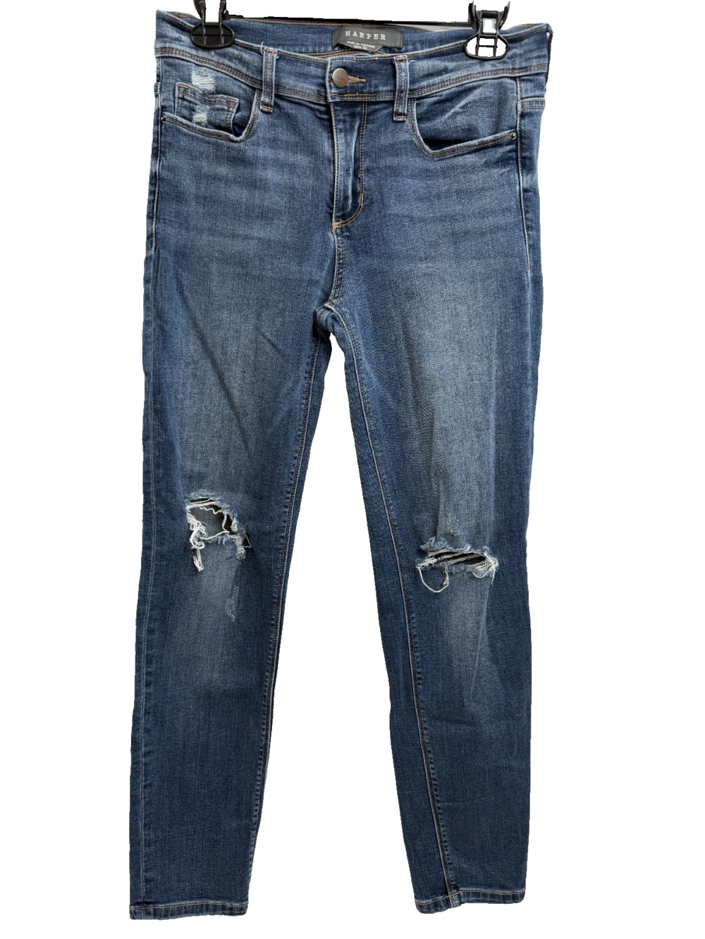 Womens Harper Distressed Skinny Jeans Size 28